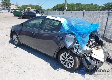 2019 Toyota Corolla Le z USA, uszkodzony, nr VIN 5YFBURHE1KP888204